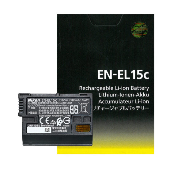 Nikon Batteria Ricaricabile Li-ion EN-EL15C per Z6 Z7 Z5 D780 Nikon Batteria Ricaricabile Li-ion EN-EL15C per Z6 Z7 Z5 D780